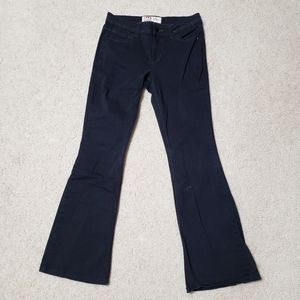 l.e.i Sophia hipster flare jeans size 5 short